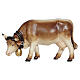 Vaca pastoreando madera pintada belén 9,5 cm Heimatland Val Gardena s1