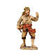 Young boy for elephant, painted wood character for 9.5 cm Heimatland Nativity Scene, Val Gardena s2