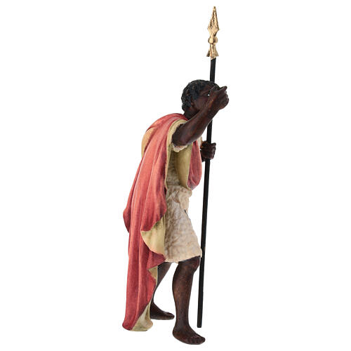 Cameleiro para presépio de 12 cm de madeira pintada Heimatland Val Gardena 3