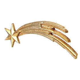 Stella cometa legno dipinto presepe 12 cm Heimatland Val Gardena 