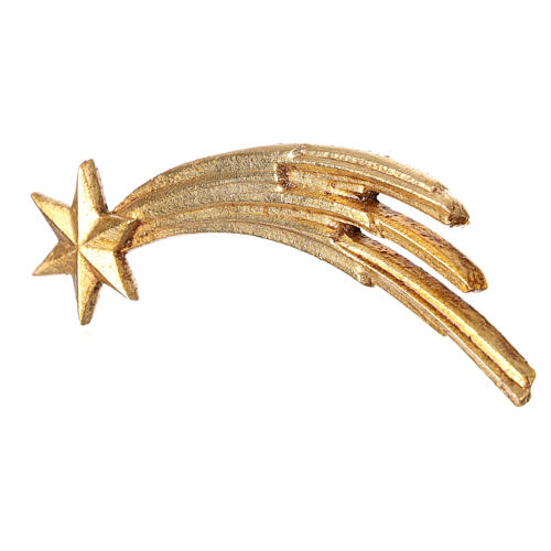 Gwiazda betlejemska, drewno malowane, do szopki 12 cm Heimatland Val Gardena 2