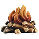Campfire for Heimatland Nativity Scene of 12 cm, Val Gardena painted wood s1