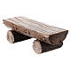 Bench for shepherds for 9.5 cm Heimatland Nativity Scene of painted wood, Val Gardena s2