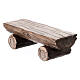 Bench for shepherds for 9.5 cm Heimatland Nativity Scene of painted wood, Val Gardena s3