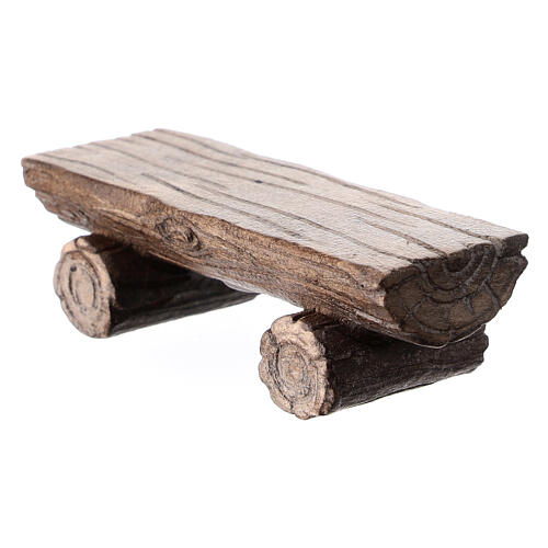 Ławka dla pasterzy, szopka Heimatland 9,5 cm, drewno malowane Val Gardena 3