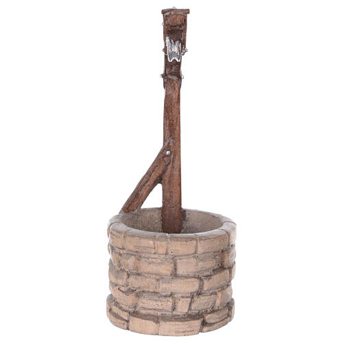 Pozzo 12 cm presepe Heimatland legno dipinto Val Gardena 2