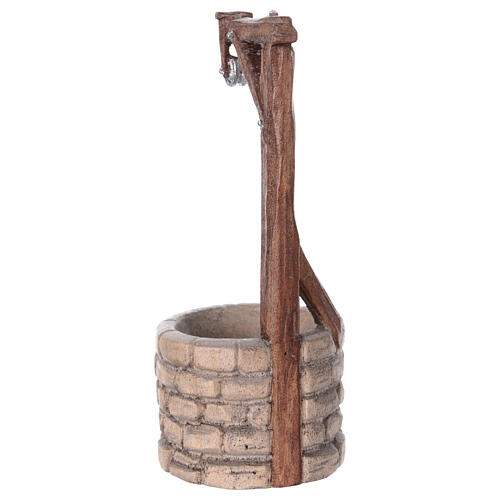 Pozzo 12 cm presepe Heimatland legno dipinto Val Gardena 4