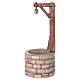 Studnia do szopki 12cm Heimatland, drewno malowane Val Gardena s1