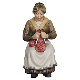 Abuela belén 9,5 cm Heimatland madera pintada Val Gardena
