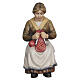 Nonna presepe 9,5 cm Heimatland legno dipinto Val Gardena s1