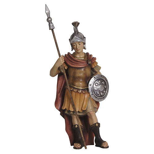 Soldado romano 9,5 cm belén Heimatland madera pintado Val Gardena 1