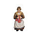 Grandmother, painted wooden figurine for 12 cm Heimatland Nativity Scene, Val Gardena s1