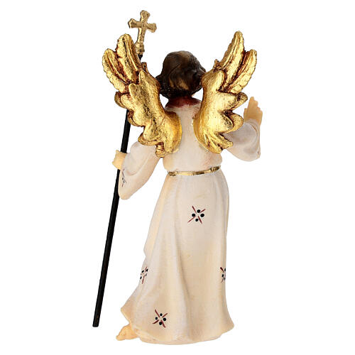 Announcing Angel for 9.5 cm Heimatland Nativity Scene, Val Gardena, painted wood 4