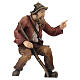 Shepherd sitting and pointing painted wooden nativity scene 12 cm Heimatland Val Gardena s2