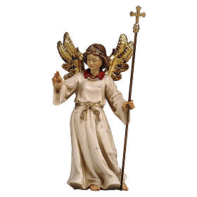 Ángel Anunciador 12 cm belén madera pintada Heimatland Val Gardena