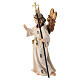 Angelo annunciatore 12 cm presepe legno dipinto Heimatland Val Gardena s3