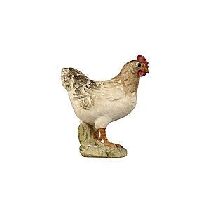 Standing hen for 9.5 cm Heimatland Nativity Scene, Val Gardena, painted wood 2