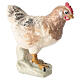Gallina de pie belén Heimatland 9,5 cm madera pintada Val Gardena s1