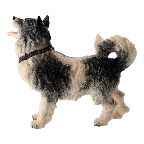 Spitzhund, Holz coloriert, für 9,5 cm Heimatland-Krippe, Grödner Kunsthandwerk 2