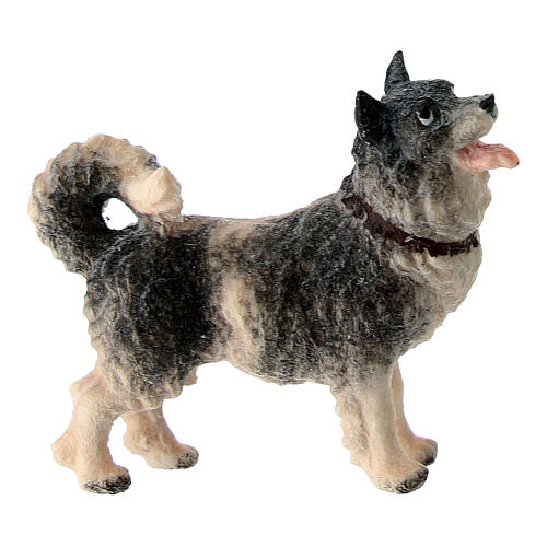 Cane 9,5 cm legno dipinto presepe Heimatland Val Gardena 1
