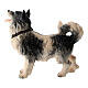 Cane 9,5 cm legno dipinto presepe Heimatland Val Gardena s2