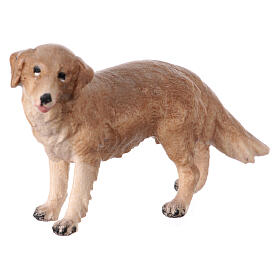 Cane pastore legno dipinto 9,5 cm presepe Heimatland Val Gardena