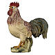 Rooster, animal for 12 cm Heimatland Nativity Scene, Val Gardena painted wood s1