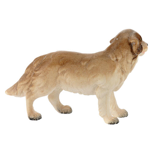 Chien berger 12 cm figurine crèche Heimatland bois peint Val Gardena 3