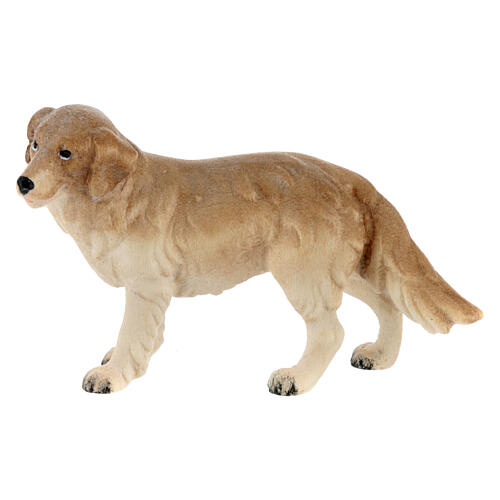 Pies pasterski, figurka do szopki 12cm Heimatland, drewno malowane Val Gardena 1