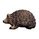 Puerco espín 9,5 cm Heimatland madera pintada Val Gardena s1