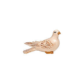 Dove for 9.5 cm painted wood Heimatland Nativity Scene of Val Gardena 2