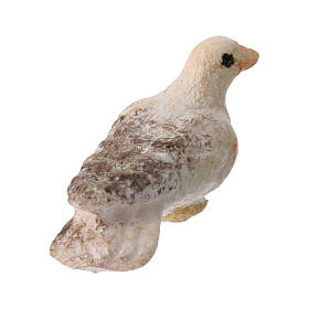 Colomba 9,5 cm presepe legno dipinto Heimatland Val Gardena 