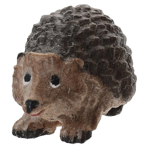 Hedgehog for painted wood Heimatland Nativity Scene with 12 cm characters, Val Gardena 2