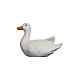 Duck swimming left nativity scene 9.5 cm Heimatland painted wood Val Gardena s1