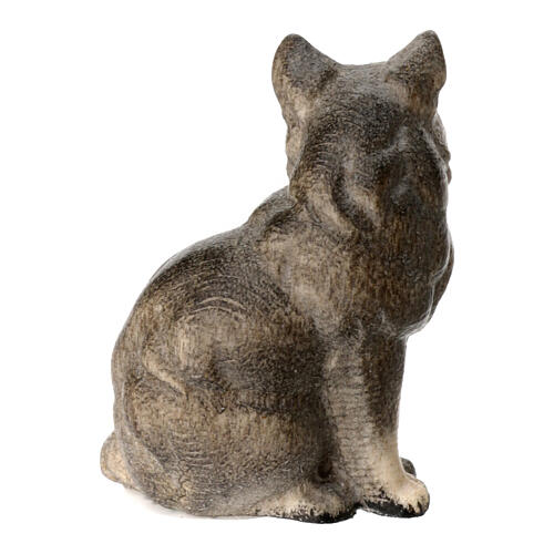 Kot, figurka do szopki Heimatland 12cm, drewno malowane  Val Gardena 4