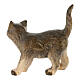 Gatto in piedi presepe Heimatland 12 cm legno dipinto Val Gardena  s3