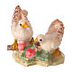 Para gołębi, figurki do szopki Heimatland 9,5 cm, drewno malowane, Val Gardena s1