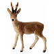Capriolo presepe Heimatland 9,5 cm legno dipinto Val Gardena  s1