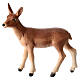 Female roa deer for painted wood Heimatland Nativity Scene with 12 cm characters, Val Gardena s1