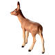 Capriolo femmina 12 cm presepe Heimatland legno dipinto Val Gardena  s4