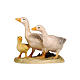 Set of geese for 9.5 cm painted wood Heimatland Nativity Scene of Val Gardena s2
