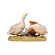 Geese with jar for 9.5 cm painted wood Heimatland Nativity Scene of Val Gardena s1