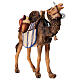 Camel standing with luggage 9.5 cm painted wood nativity Heimatland Val Gardena s3