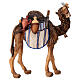 Camel standing with luggage 9.5 cm painted wood nativity Heimatland Val Gardena s4