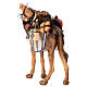 Camel standing with luggage 9.5 cm painted wood nativity Heimatland Val Gardena s5