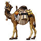 Camel with luggage for Val Gardena Heimatland Nativity Scene with painted wood figurines of 12 cm s1