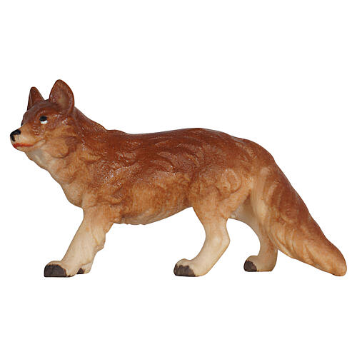 Fuchs, Holz coloriert, für 9,5 cm Heimatland-Krippe, Grödner Kunsthandwerk 1
