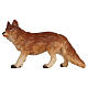 Fox of painted wood for 9.5 cm Heimatland Nativity Scene of Val Gardena s1