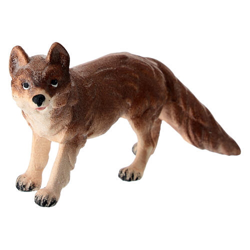 Fuchs, Holz coloriert, für 12 cm Heimatland-Krippe, Grödner Kunsthandwerk 2