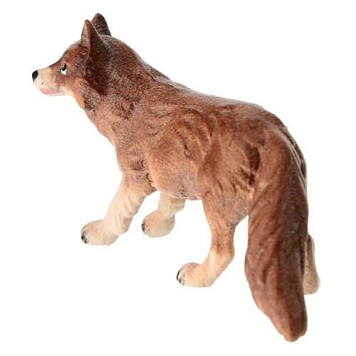 Fuchs, Holz coloriert, für 12 cm Heimatland-Krippe, Grödner Kunsthandwerk 4